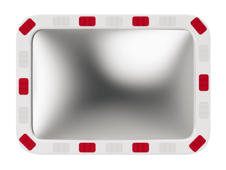 Зеркало со светоотражающей окантовкой прямоугольное