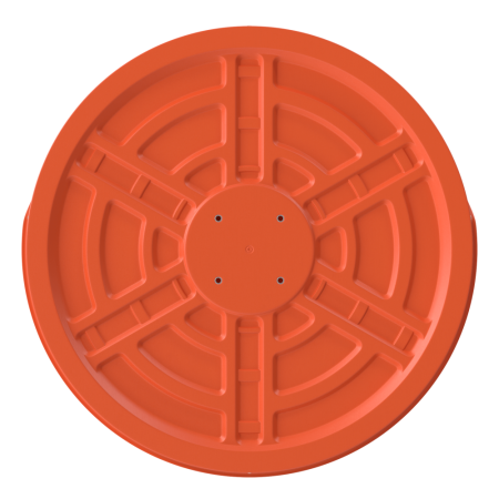 Зеркало уличное с козырьком с кронштейном для трубы