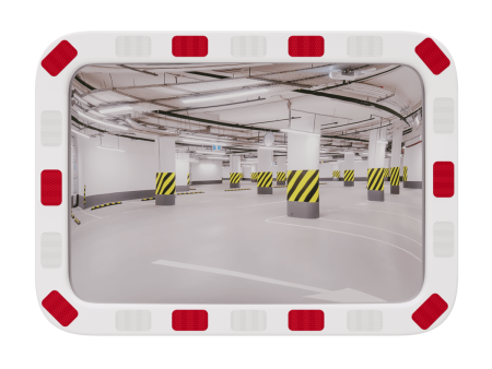 Зеркало со светоотражающей окантовкой прямоугольное