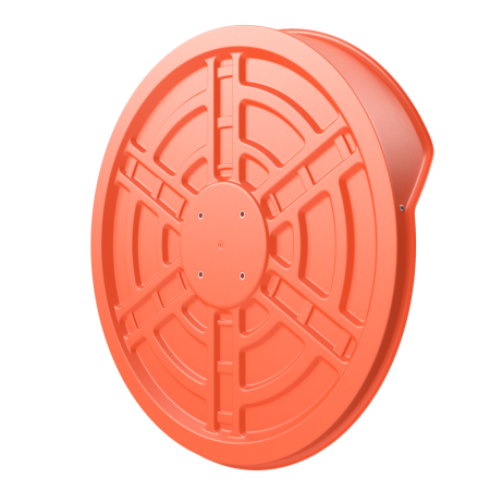 Зеркало уличное с козырьком с кронштейном для трубы